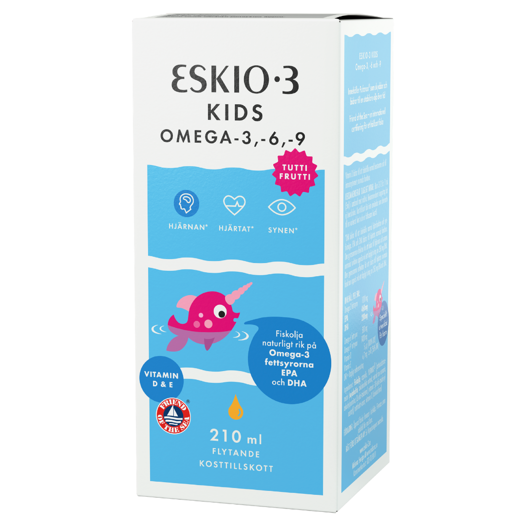 Eskio-3 Kids Omega-3 Kalaöljy 210 ml - Maku tuttifrutti