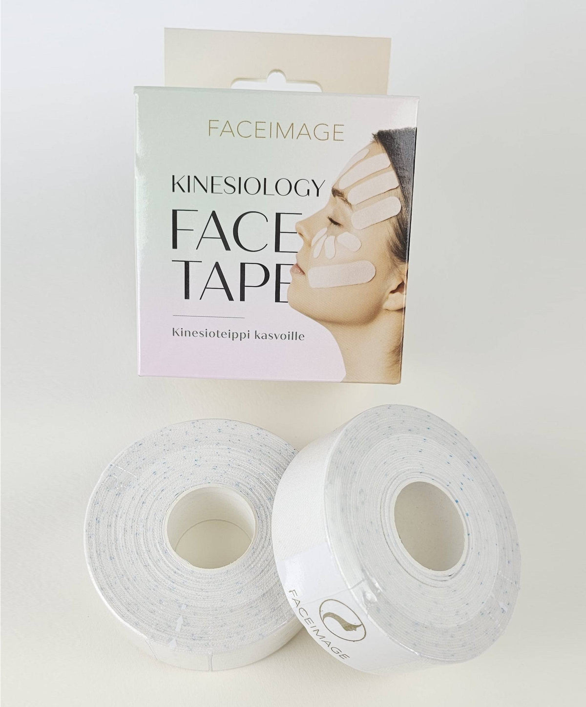 Faceimage Kinesioteippi kasvoille Regular 2 x 2,5 cm x 5 m - Sinunapteekki.fi