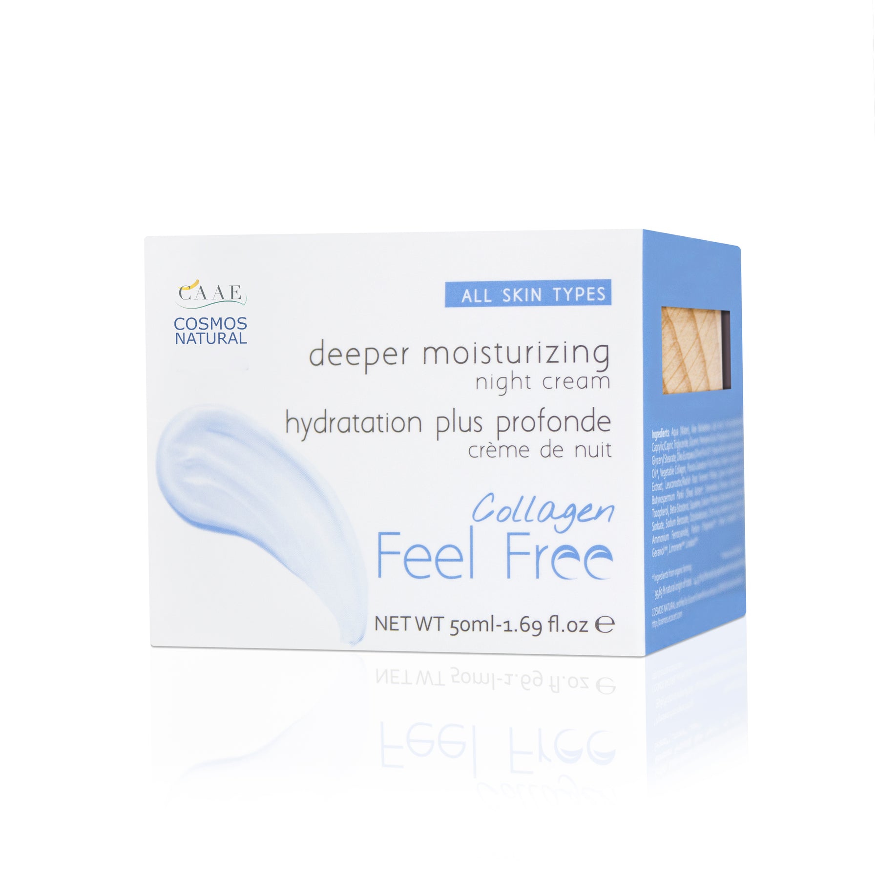 Feel Free Collagen Deeper Moisturizing Cream - Hoitovoide 50 ml