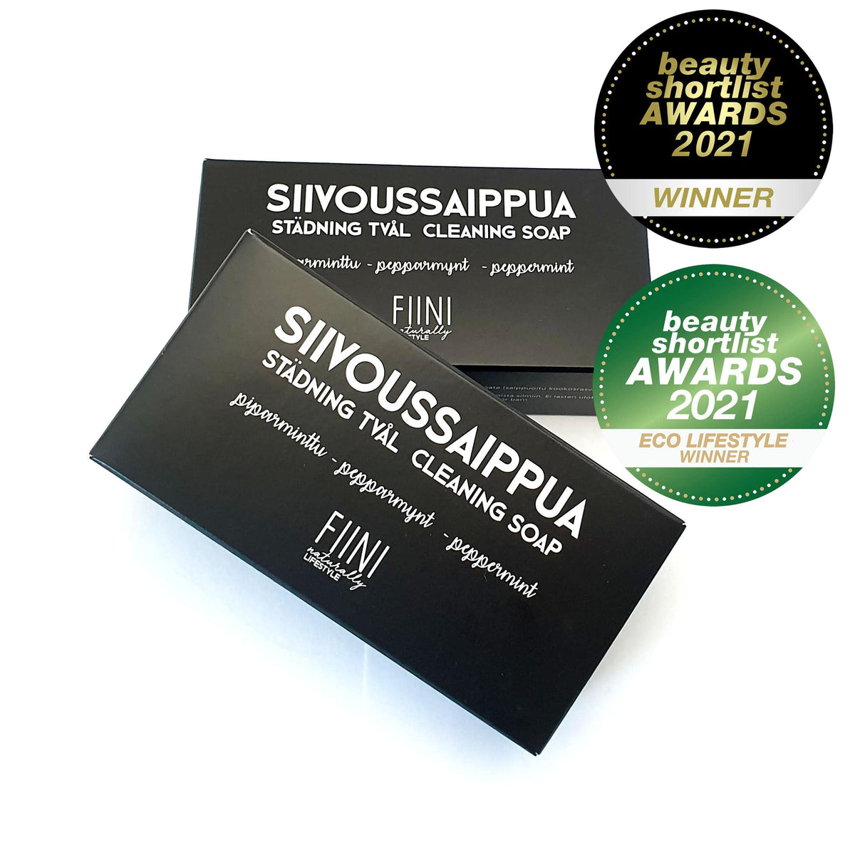 Fiini Naturally Siivoussaippua Piparminttu 130 g - erä