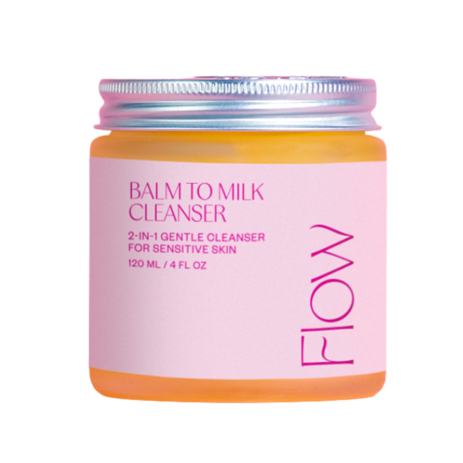 Flow Balm To Milk Cleanser - Puhdistusvoide Kasvoille 120 ml - HUOM. erä lasipurkissa ilman pahvipakkausta