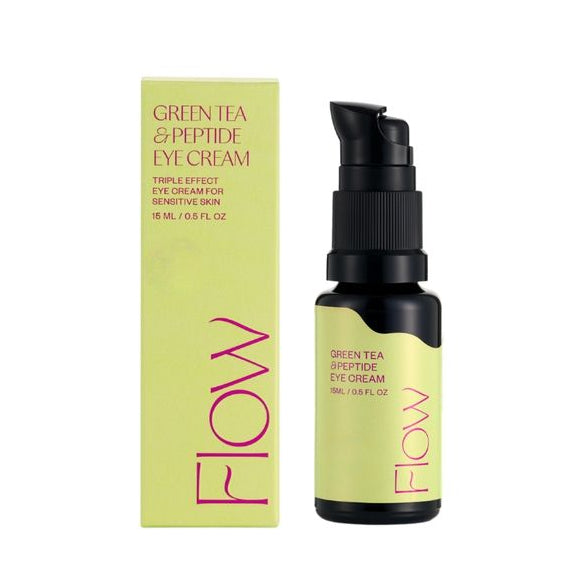 Flow Green Tea & Peptide Eye Cream - Silmänympärysvoide 15 ml