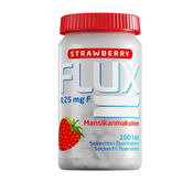 Flux Fluoritabletti Mansikka 100 tabl.