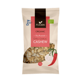 Foodin Dry Roasted Chili-Garlic Cashew - Paahdettu chili-valkosipuli cashewpähkinä 120 g