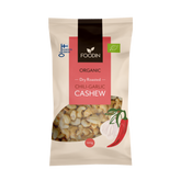 Foodin Dry Roasted Chili-Garlic Cashew - Paahdettu chili-valkosipuli cashewpähkinä 120 g