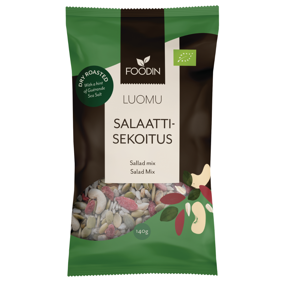 Foodin Salaattisekoitus Luomu 140 g - Sinunapteekki.fi