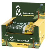 Foodin MATKA Energy Bar Banana Bread - Energiapatukka Banaanileipä 12 x 50 g TUKKUPAKKAUS
