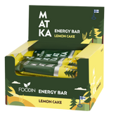Foodin MATKA Energy Bar Lemon Cake - Energiapatukka Sitruunakakku 12 x 50 g TUKKUPAKKAUS