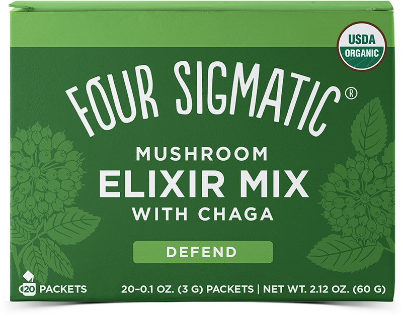 Four Sigmatic Mushroom Elixir Mix With Chaga - Chaga sienijuomajauhe 20 annospussia