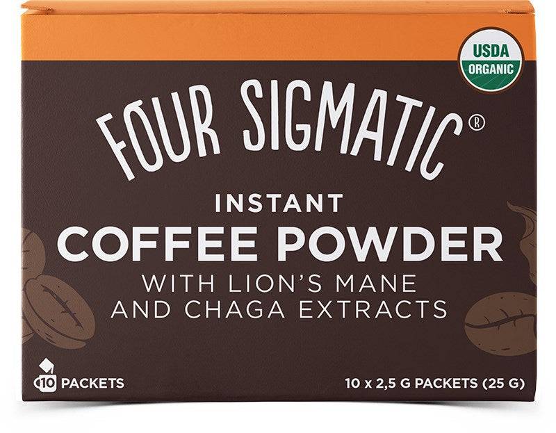 Four Sigmatic Mushroom Instant Coffee - Sieni-kahvijuomajauhe 10 annospussia