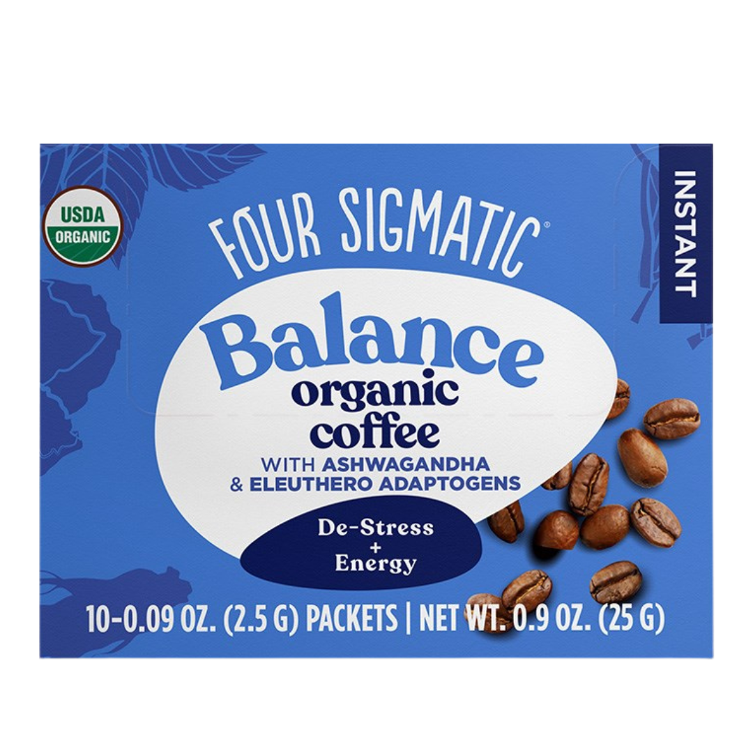 Four Sigmatic Balance Coffee Mix With Ashwagandha & Adaptogens - Sieni-Kahvijuomajauhe 10 annospussia