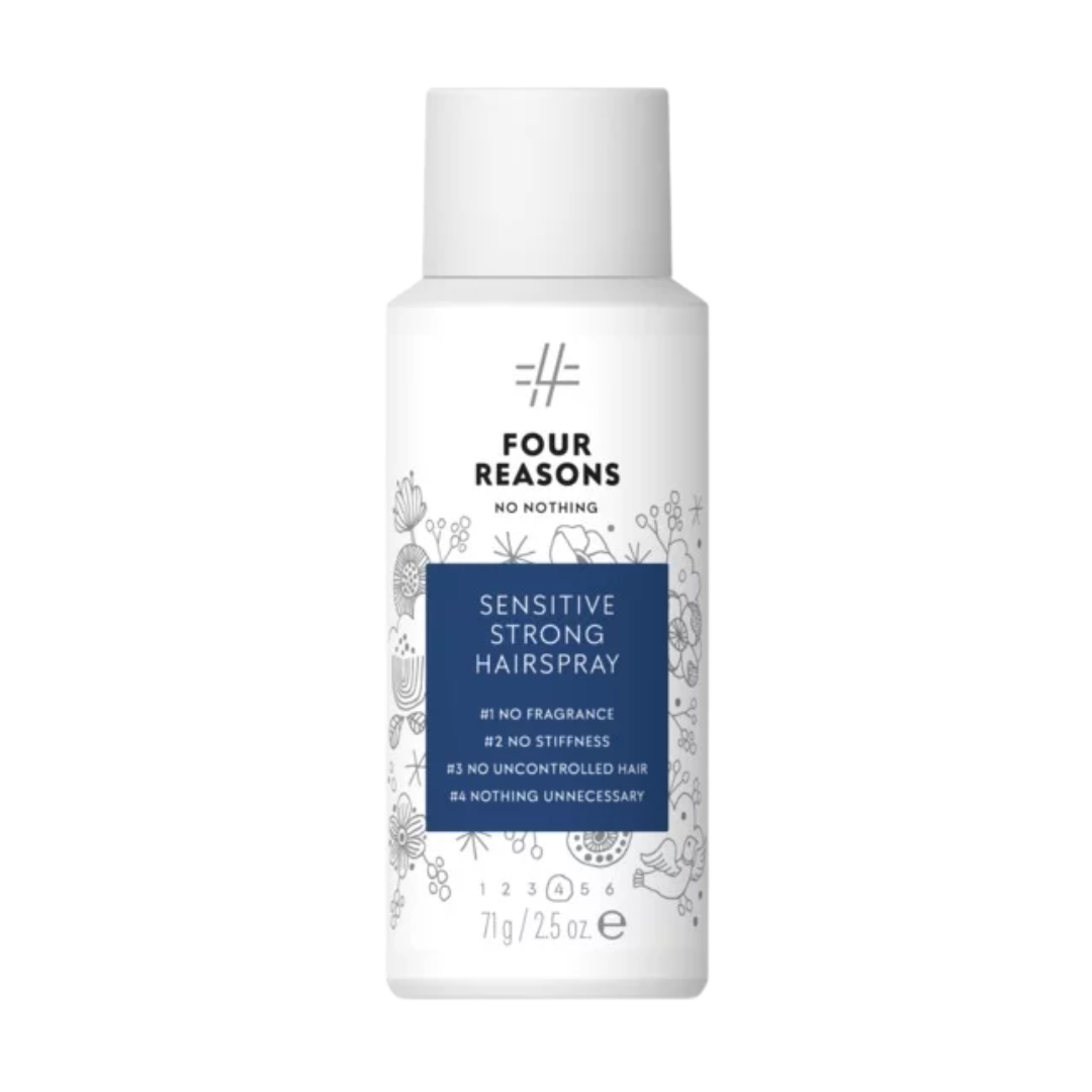 Four Reasons No Nothing Sensitive Strong Hairspray - Hiuskiinne 100 ml (Matkakoko)