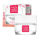 Hada Labo Tokyo GLOW Mega Illuminating Moisturizer Cream, kasvovoide, kauneus, j-beauty, japanilainen kosmetiikka, kirkastava, kosteuttava, sinunapteekki.fi