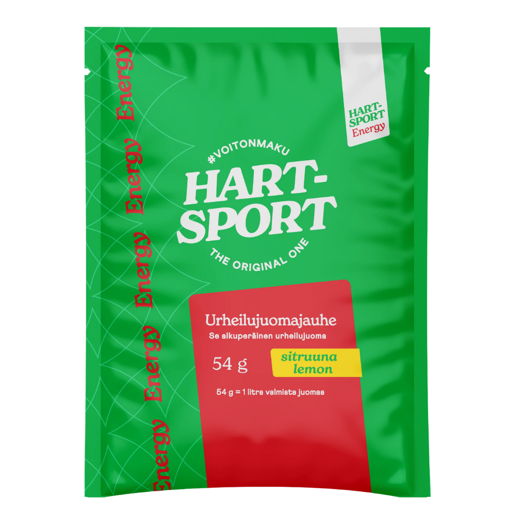 Hart-Sport Energy - Urheilujuomajauhe Sitruuna 54 g