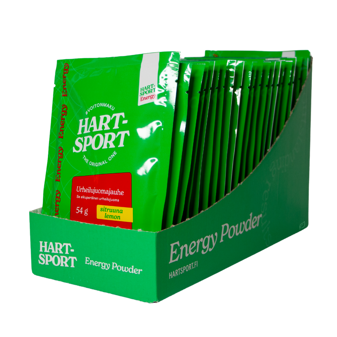 Hart-Sport Energy - Urheilujuomajauhe Sitruuna 25 x 54 g TUKKUPAKKAUS