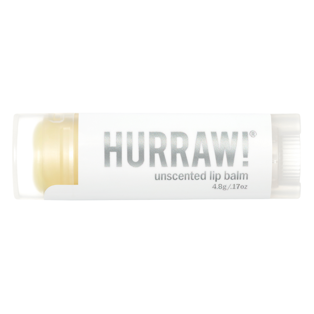 Hurraw! Unscented Lip Balm - Hajusteeton Huulivoide 4,8 g