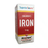 Superior Source Children's Iron 5 mg - Rauta Lapsille 100 tabl.