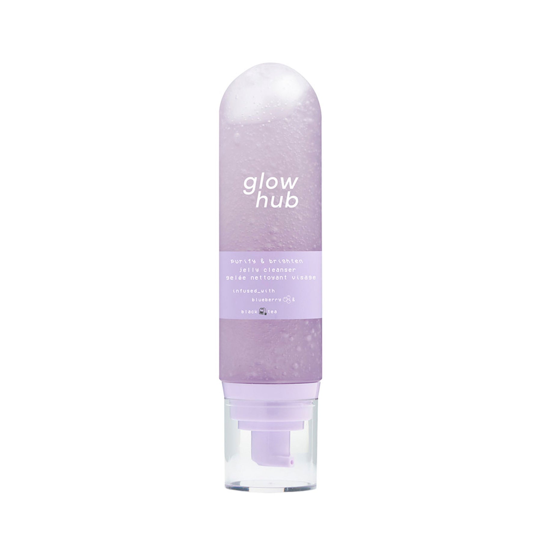 Glow Hub Purify & Brighten Jelly Cleanser - Kirkastava ja tasapainoittava puhdistusaine 120 ml - poistuu