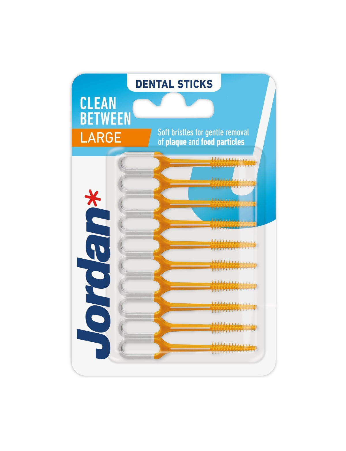 Jordan Clean Between Large Dental Sticks - Hammastikut 40 kpl