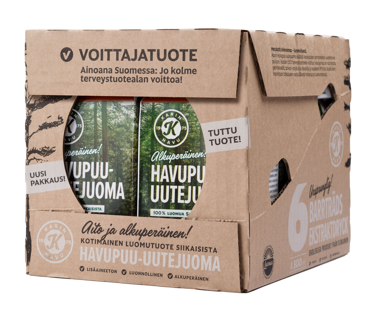 Karin Havupuu Uutejuoma 6 pack karin-havupuu-uutejuoma-6-pack