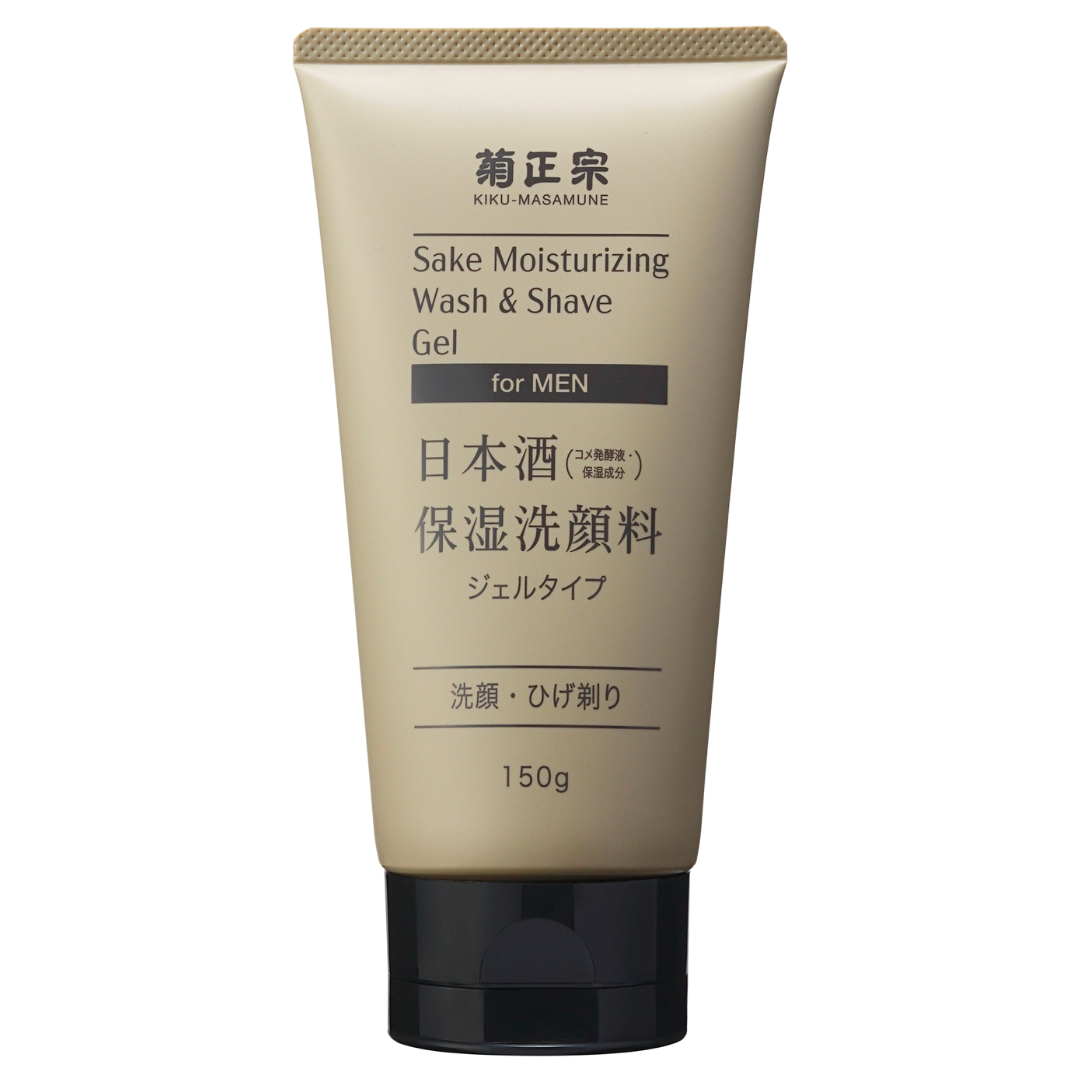 Kiku-Masamune Sake Moisturizing Wash & Shave Gel for MEN - Puhdistusgeeli 150 g - Sinunapteekki.fi