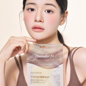 KOCOSTAR Hydrogel Melt Mask Thanaka Fit -vegaaninen kasvonaamio