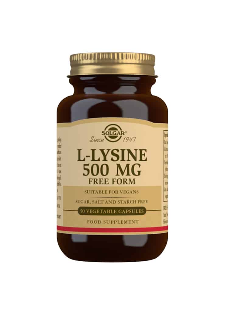 Solgar L-Lysine 500 mg - L-Lysiini 50 kaps