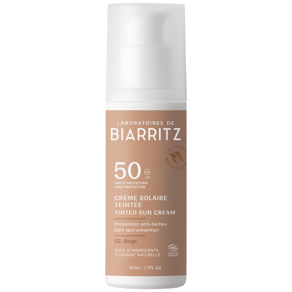 Alga Maris Sävyttävä Aurinkovoide Kasvoille Beige SPF50 - 50 ml