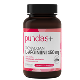 Puhdas+ L-Arginiini 450 mg 60 vegekaps.