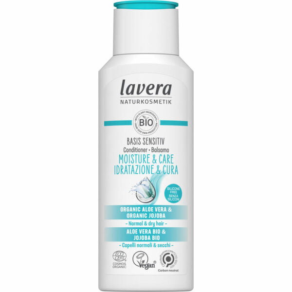 Lavera Basis Sensitiv Moisture & Care Conditioner - Hellävarainen hoitoaine 200 ml