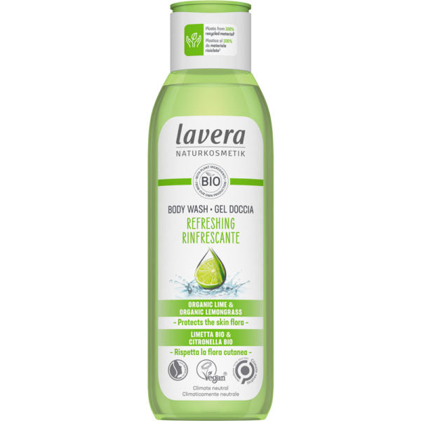 Lavera Body Wash Refreshing Rinfrescante - Suihkugeeli 250 ml - Päiväys 10/2024