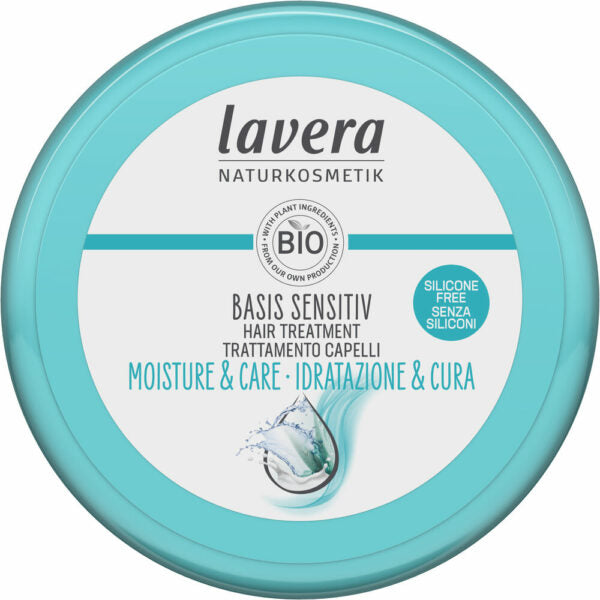 Lavera Basis Sensitiv Moisture & Care Hair Treatment - Hiusnaamio 200 ml