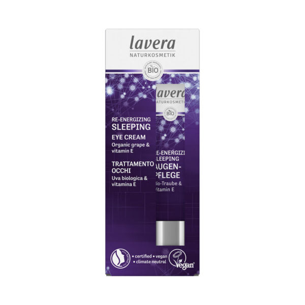 Lavera Re-Energizing Sleeping Eye Cream - Hellävarainen silmänympärysvoide 15 ml