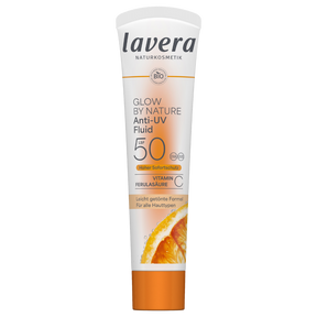Lavera Glow By Nature Anti-UV Fluid SPF50 - Sävytetty kasvovoide