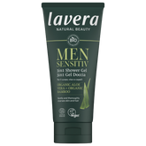 Lavera Men Sensitiv 3in1 Shower Gel, suihkugeeli vartalolle ja hiuksille, miesten kosmetiikka, miehet, ihonhoito, luonnonkosmetiikka, sinunapteekki.fi