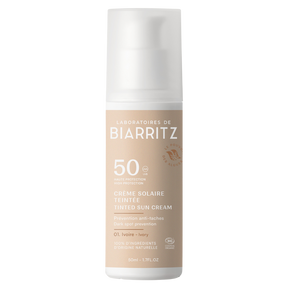 Laboratoires de Biarritz Tinted Sun Cream - Sävytetty Aurinkovoide SPF50 Ivory 50ml