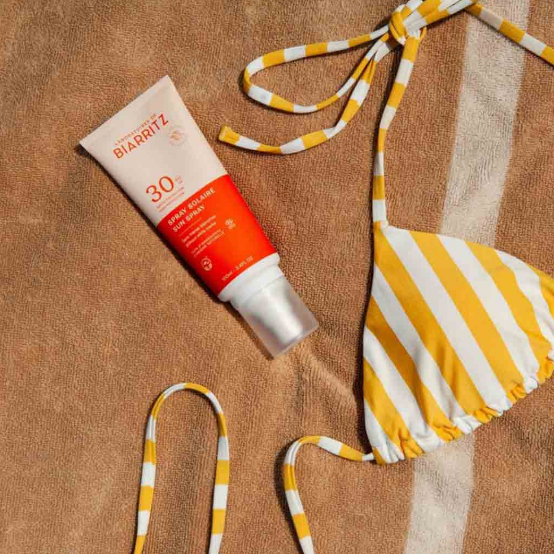 Luonnonkosmeriikan aurinkosuojavoidespray SPF30