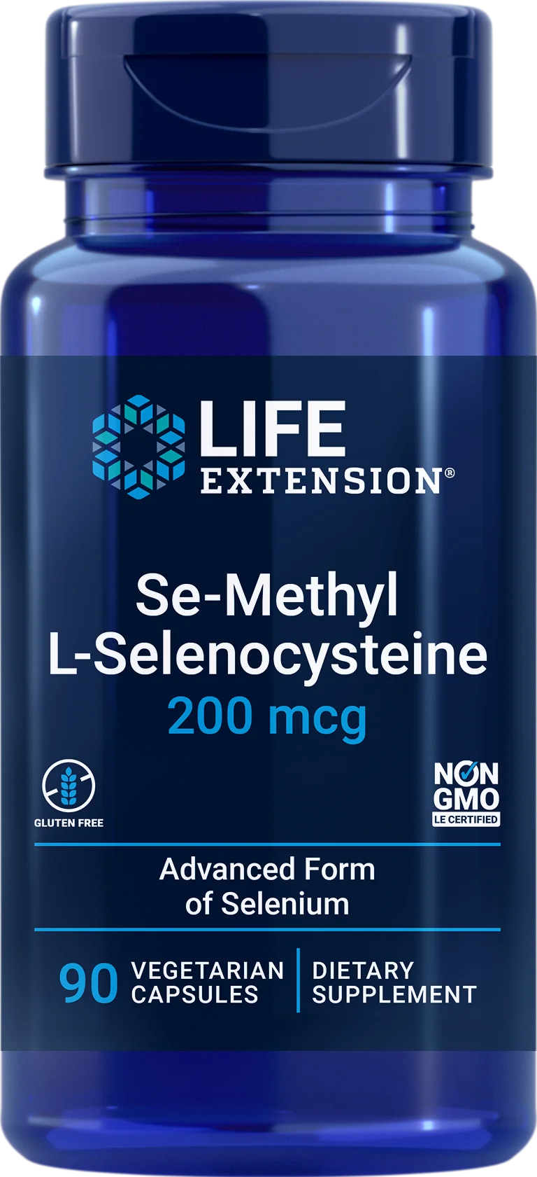 Life Extension Se-Methyl L-Selenocysteine 200µg 90 kaps.