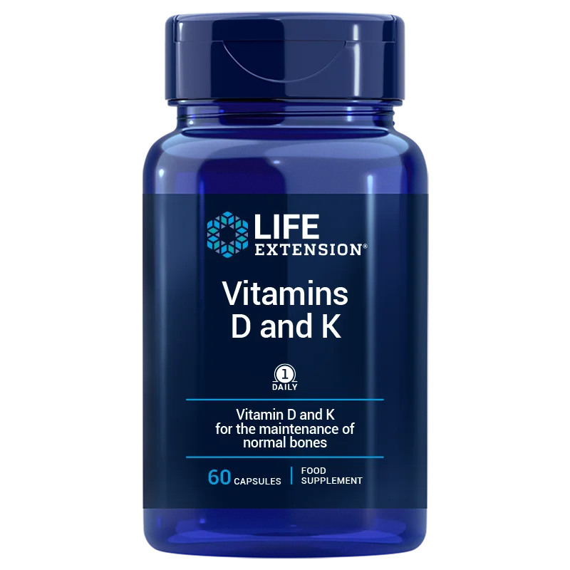 Life Extension Vitamins D and K 60 kaps. - toimituskatkos, ei tietoa milloin saa lisää