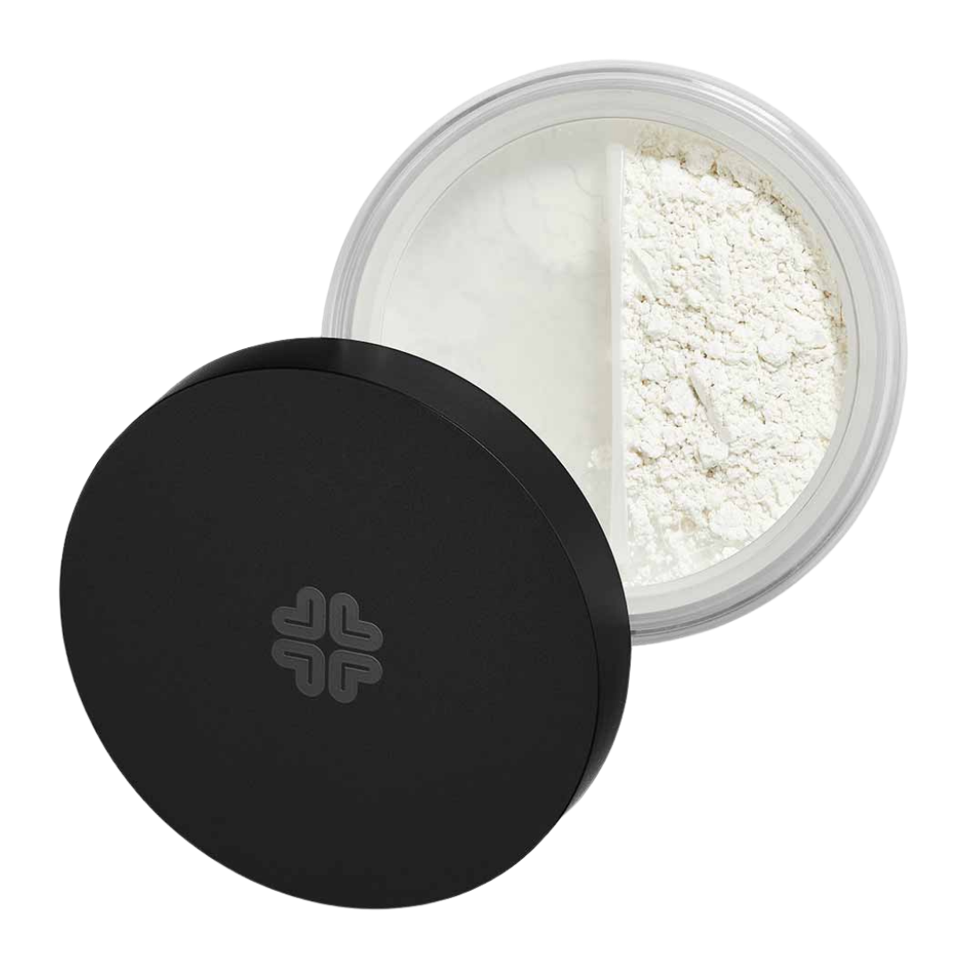 Lily Lolo Viimeistelypuuteri sävyssä Flawless Matte viimeistelee ja kiinnittää meikkipohjan.