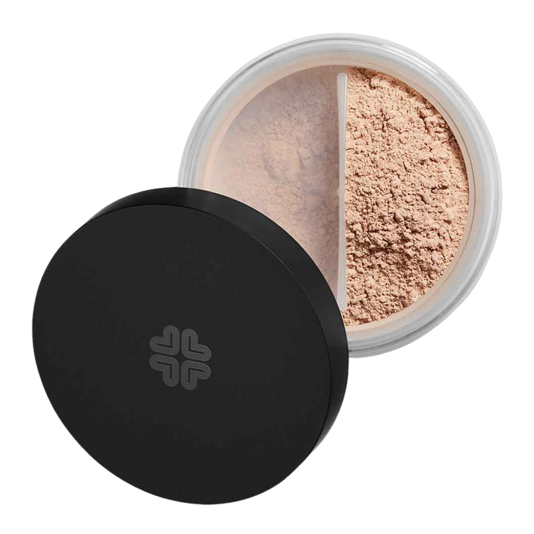 Luonnollinen Lily Lolo Mineraalimeikkipuuteri sävyssä Candy Cane tarjoaa SPF15 arinkosuojan.