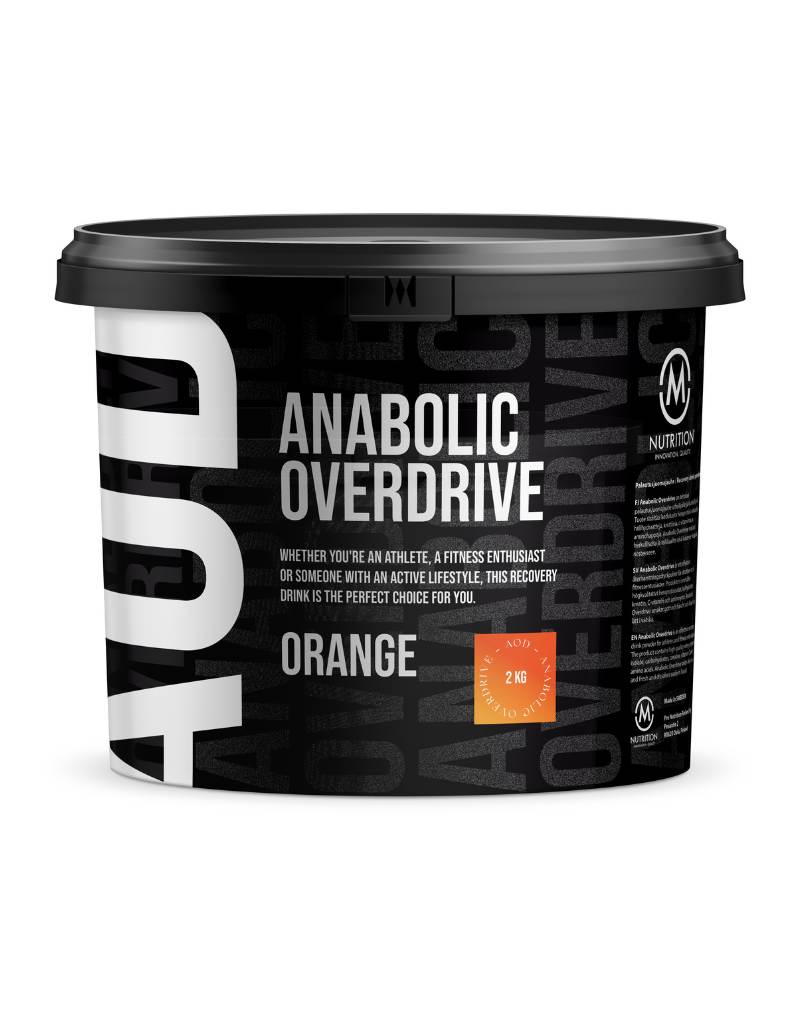 M-Nutrition Anabolic Overdrive Orange - Appelsiinin makuinen palautusjuomajauhe 2 kg