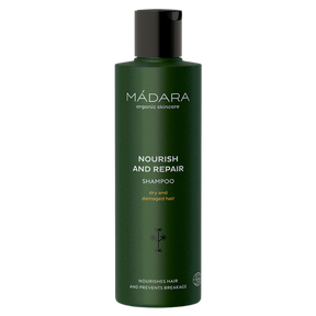 Madara Nourish and Repair Shampoo, kuiville ja vaurioituneille hiuksille 250 ml - Sinunapteekki.fi