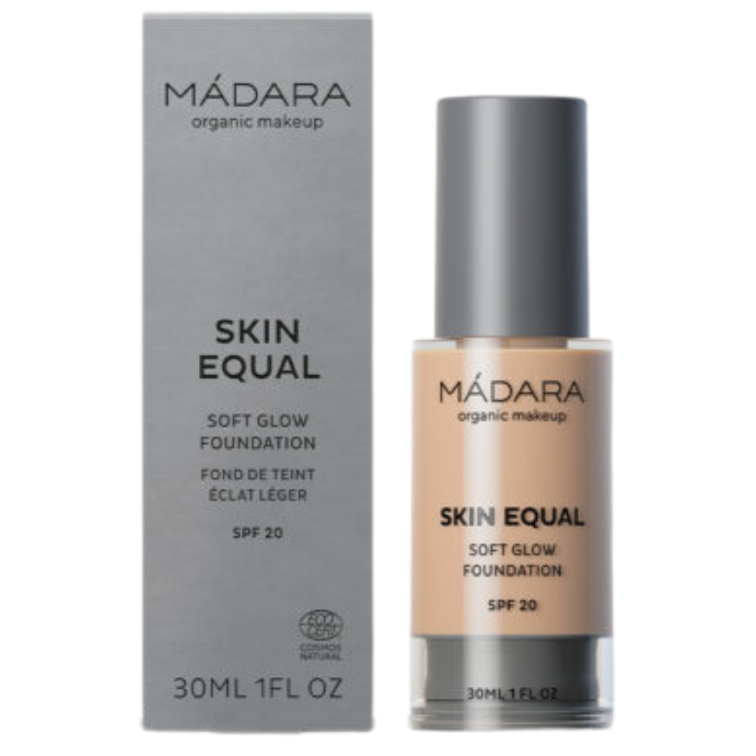 Madara Skin Equal Soft Glow Foundation - Heleyttävä meikkivoide SPF20 Ivory 20
