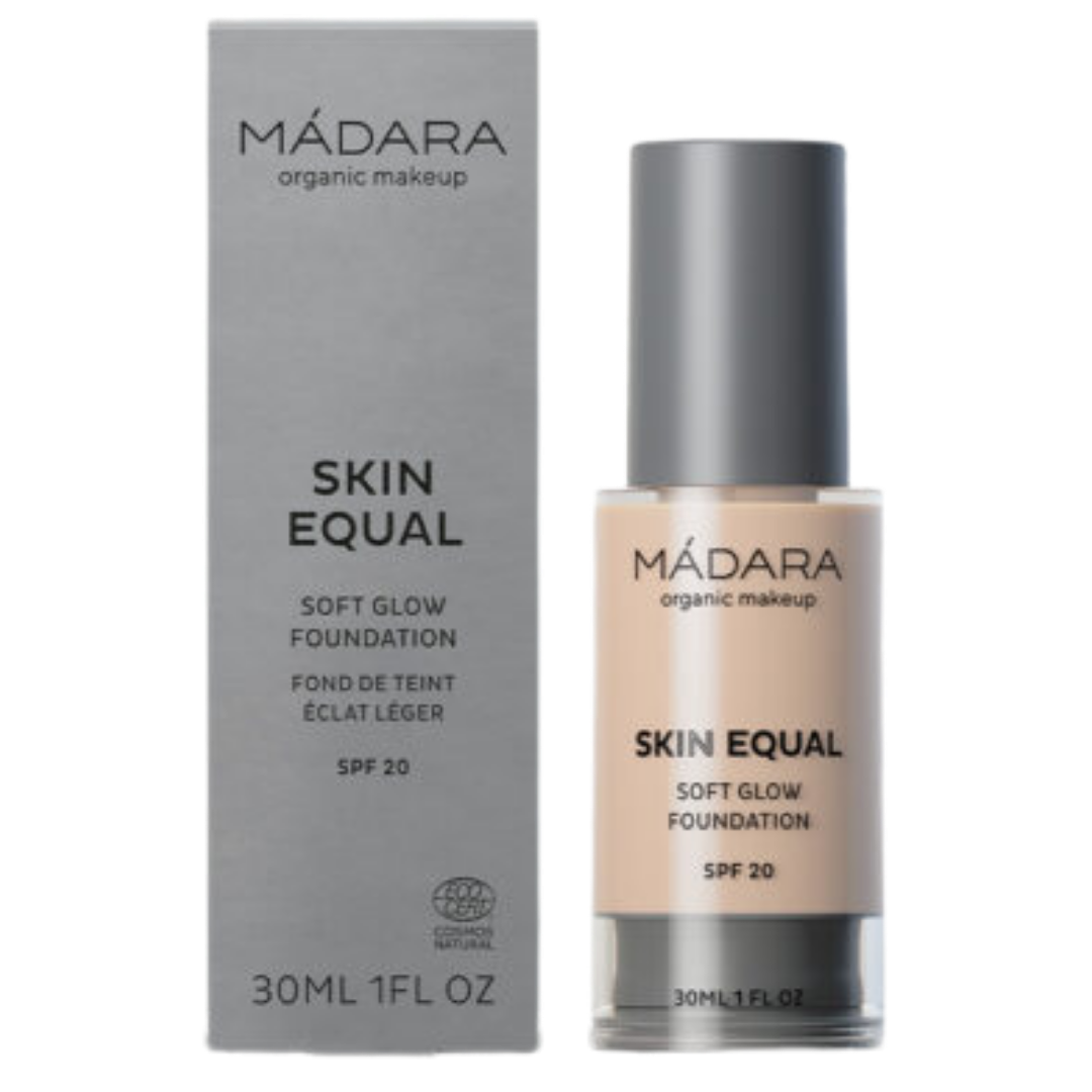 Madara Skin Equal Soft Glow Foundation - Heleyttävä meikkivoide SPF20 Porcelain 10
