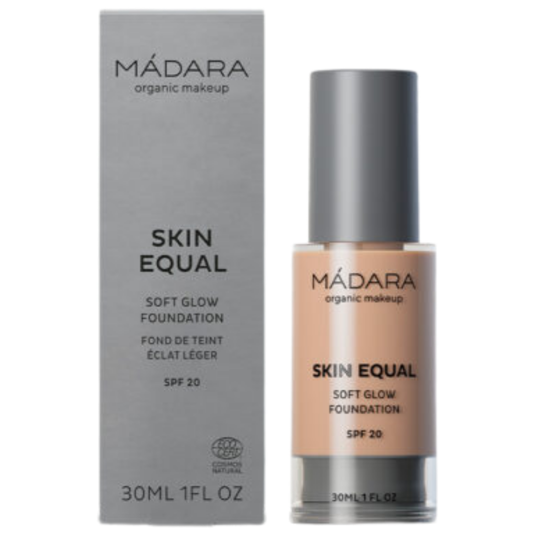 Madara Skin Equal Soft Glow Foundation - Heleyttävä meikkivoide SPF20 Rose Ivory 30
