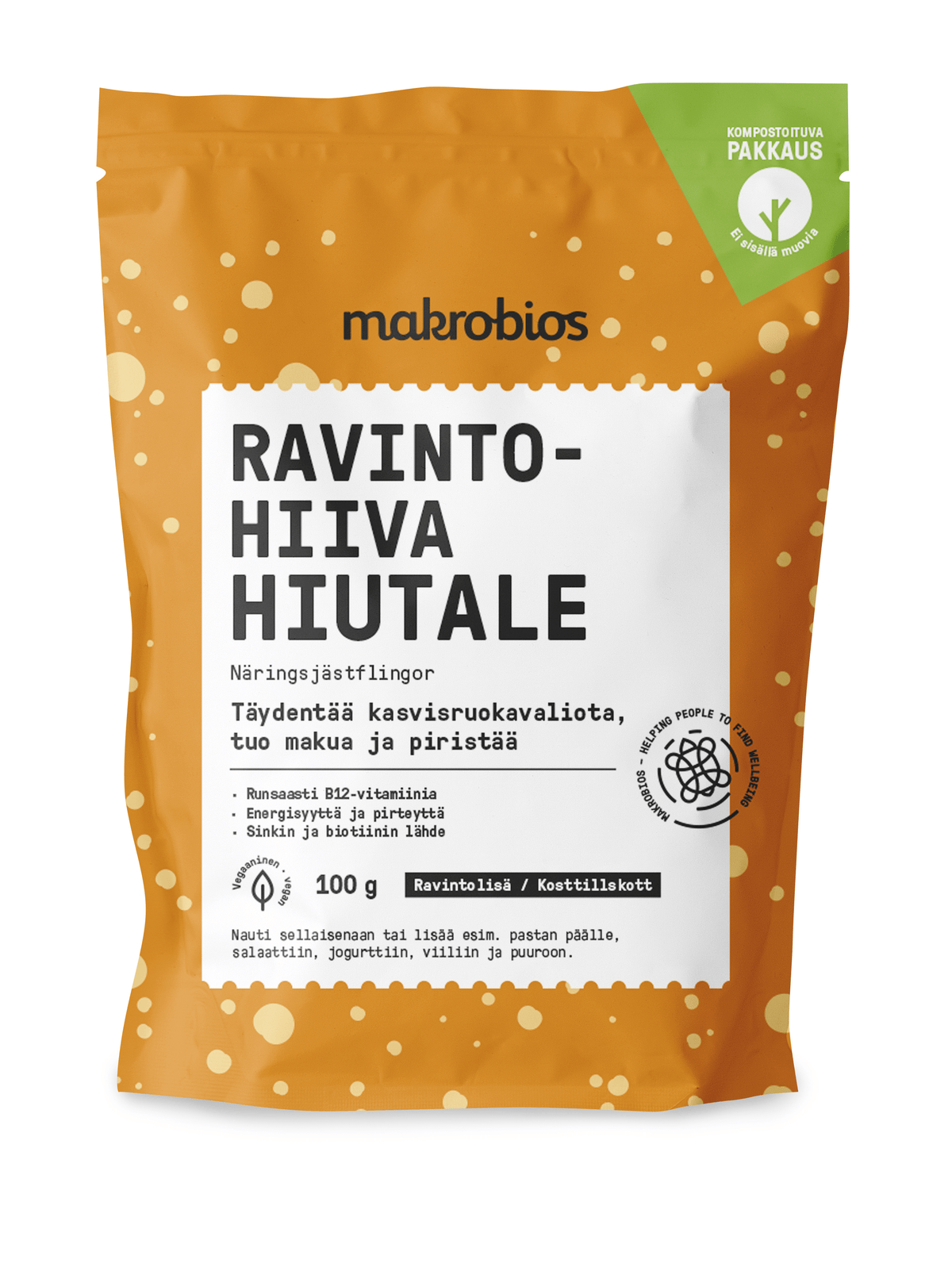 Makrobios Ravintohiivahiutale 100 g