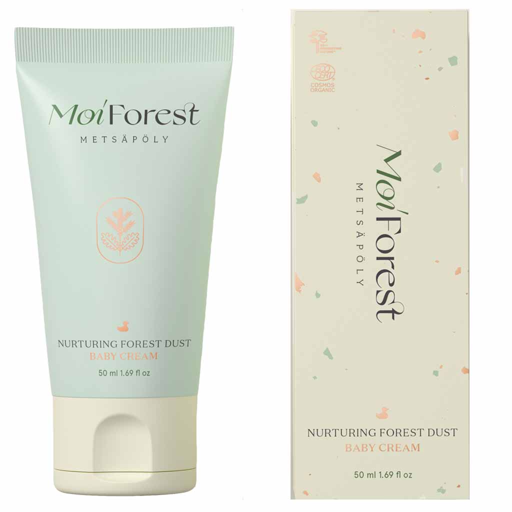 Moi Forest Nurturing Forest Dust Baby Cream - Monitoimivoide vauvoille ja taaperoille 50 ml - Päiväys 11/2024