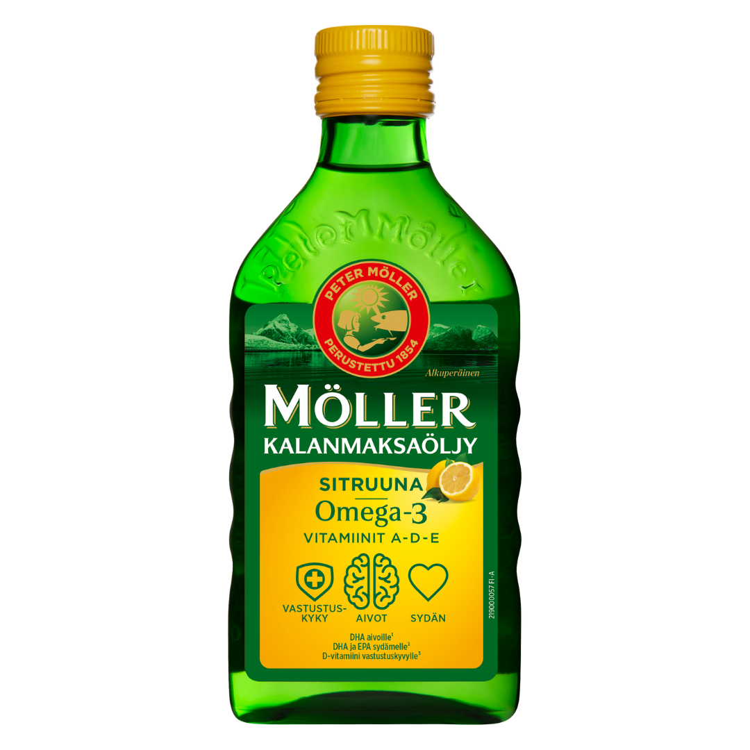 Möller Kalanmaksaöljy Sitruuna 250 ml