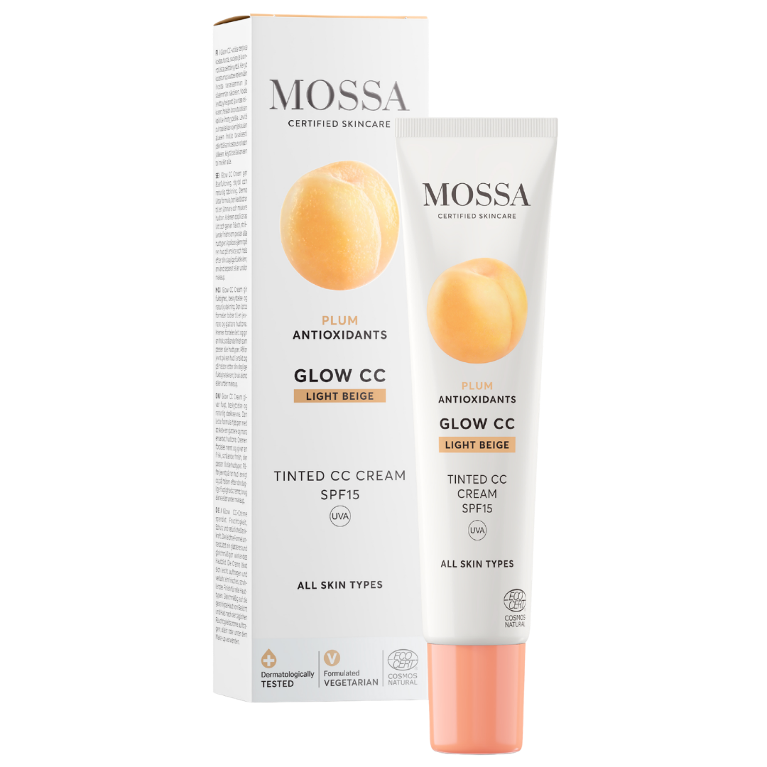 Mossa Glow Tinted CC Cream SPF15 - CC-voide Light Beige 40 ml - Sinunapteekki.fi
